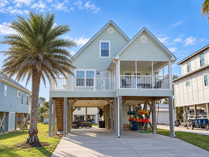 Front exterior of 3835 Hideaway Street